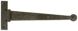 [33006] Beeswax 12&quot; Penny End T Hinge (pair) - 33006