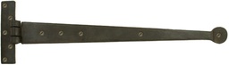 [33010] Beeswax 18&quot; Penny End T Hinge (pair) - 33010