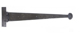 [33011] Beeswax 22&quot; Penny End T Hinge (pair) - 33011