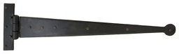[33012] Black 22&quot; Penny End T Hinge (pair) - 33012