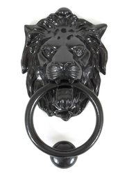 [33018] Black Lion Head Door Knocker - 33018