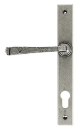 [33034] Pewter Avon Slimline Lever Espag. Lock Set - 33034