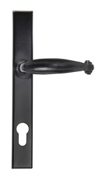 [33035] Black Cottage Slimline Lever Espag. Lock Set - 33035