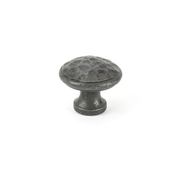 [33197] Beeswax Hammered Cabinet Knob - Medium - 33197