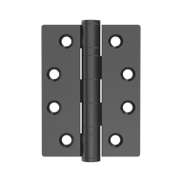 [A1001.382] 100 x 76mm Ball Bearing Hinge - Grade 13 - Onyx Black