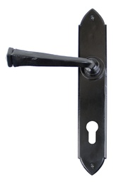 [33273] Black Gothic Lever Espag. Lock Set - 33273