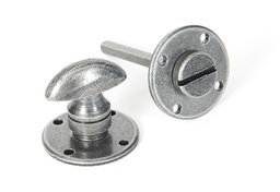 [33383] Pewter Round Bathroom Thumbturn - 33383