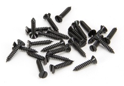 [33408] Black 6 x 3/4&quot; Countersunk Screws (25) - 33408