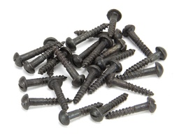 [33415] Beeswax 8x1&quot; Round Head Screws (25) - 33415