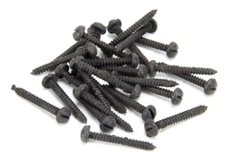 [33416] Beeswax 8 x 1¼&quot; Round Head Screws (25) - 33416