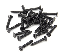 [33417] Black 8 x 1&quot; Countersunk Screws (25) - 33417