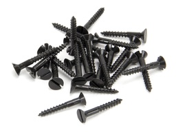[33422] Black 6 x 1&quot; Countersunk Screws (25) - 33422