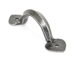 [33640] Pewter 4&quot; Gothic D Handle - 33640
