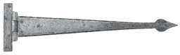 [33654] Pewter 18&quot; Arrow Head T Hinge (pair) - 33654