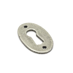 [33665] Pewter Oval Escutcheon - 33665