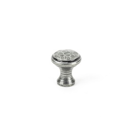 [33705] Pewter Hammered Cabinet Knob - Small - 33705