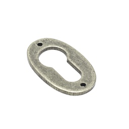 [33706] Pewter Oval Euro Escutcheon - 33706