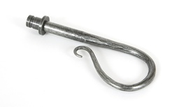 [33708] Pewter Shepherd's Crook Curtain Finial (pair) - 33708
