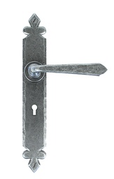 [33730] Pewter Cromwell Lever Lock Set - 33730