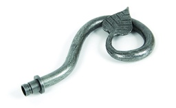 [33733] Pewter Leaf Curtain Finial (pair) - 33733