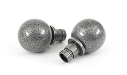 [33734] Pewter Ball Curtain Finial (pair) - 33734
