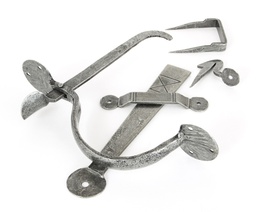 [33762] Pewter XL Medium Bean Thumblatch - 33762