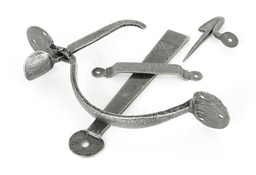 [33763] Pewter Heavy Bean Thumblatch - 33763