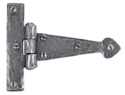 [33774] Pewter 4&quot; Arrow Head T Hinge (pair) - 33774