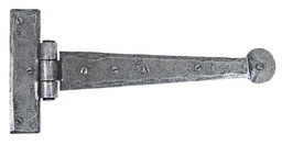 [33789] Pewter 9&quot; Penny End T Hinge (pair) - 33789