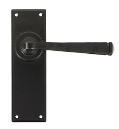 [33823] Black Avon Lever Latch Set - 33823