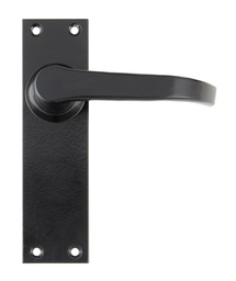[33878] Black Deluxe Lever Latch Set - 33878