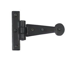 [33986] Black 4&quot; Penny End T Hinge (pair) - 33986