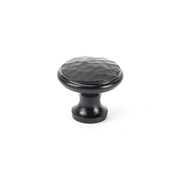 [33992] Black Hammered Cabinet Knob - Medium - 33992