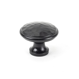 [33993] Black Hammered Cabinet Knob - Large - 33993