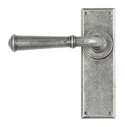 [45126] Pewter Regency Lever Latch Set - 45126