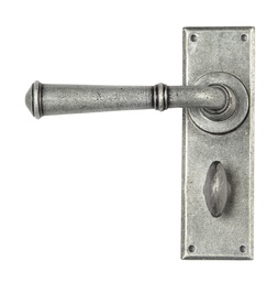 [45127] Pewter Regency Lever Bathroom Set - 45127