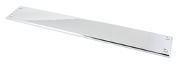 [45385] Polished Chrome 425mm Art Deco Fingerplate - 45385