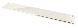 [45386] Polished Nickel 425mm Art Deco Fingerplate - 45386