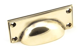 [45400] Aged Brass Art Deco Drawer Pull - 45400
