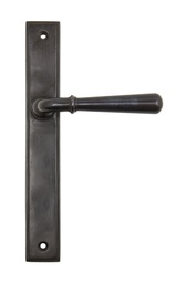 [45418] Aged Bronze Newbury Slimline Lever Latch Set - 45418