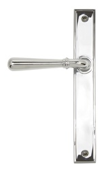 [45431] Polished Chrome Newbury Slimline Lever Latch Set - 45431