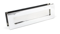 [45444] Polished Chrome Traditional Letterbox - 45444