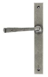 [45446] Pewter Avon Slimline Lever Latch Set - 45446