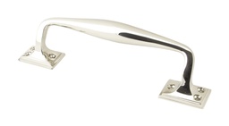 [45463] Polished Nickel 230mm Art Deco Pull Handle - 45463