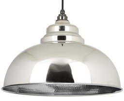 [45472] Hammered Nickel Harborne Pendant - 45472