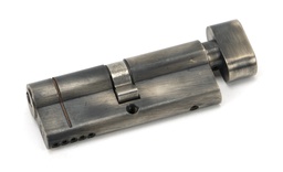 [45850] Pewter 40/40 5pin Euro Cylinder/Thumbturn - 45850