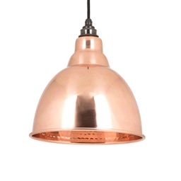 [49500] Hammered Copper Brindley Pendant - 49500