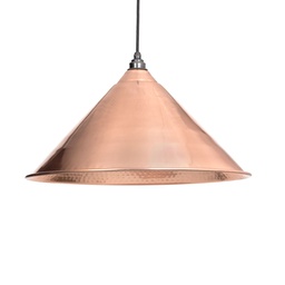 [49503] Hammered Copper Hockley Pendant - 49503