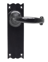 [73107] Black Cottage Lever Latch Set - 73107