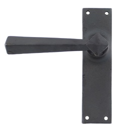 [73114] Beeswax Straight Lever Latch Set - 73114